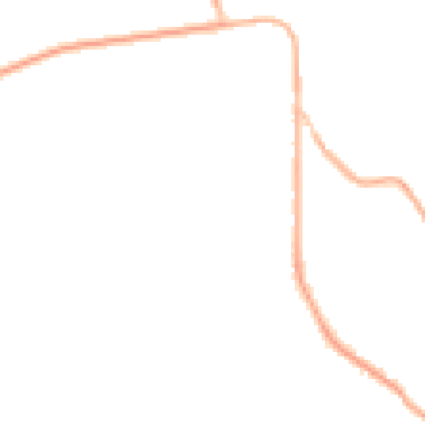Night-time road noise heatmap for GU35 0RS