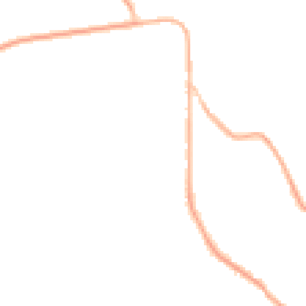Night-time road noise heatmap for GU35 0SZ