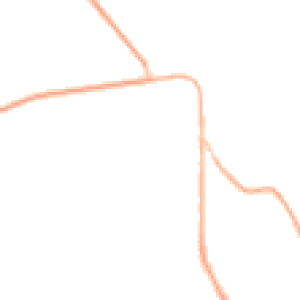 Night-time road noise heatmap for GU35 0TA