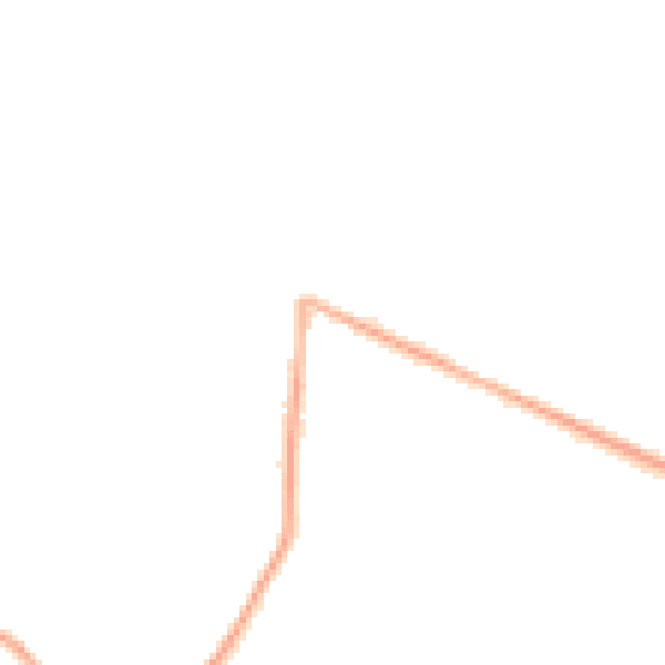 Night-time road noise heatmap for GU35 8HT