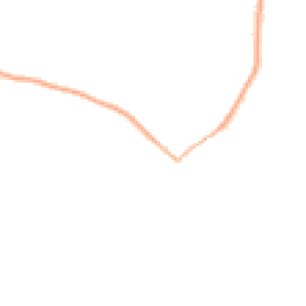 Night-time road noise heatmap for GU35 8NR