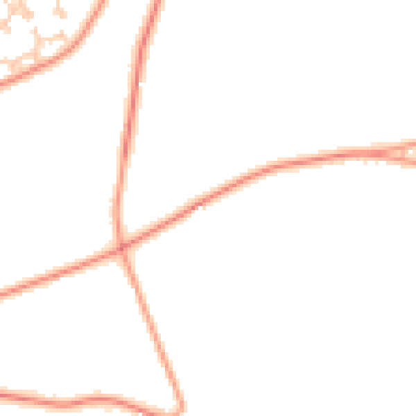 Daytime road noise heatmap for GU35 8QP