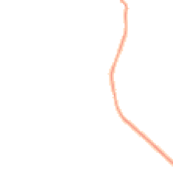 Night-time road noise heatmap for GU35 8QU