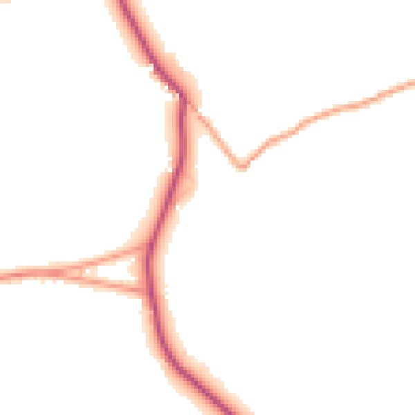 Daytime road noise heatmap for GU35 8RN