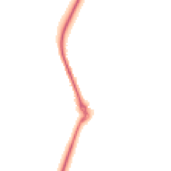 Night-time road noise heatmap for GU35 9DE