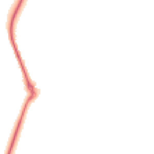 Night-time road noise heatmap for GU35 9DG