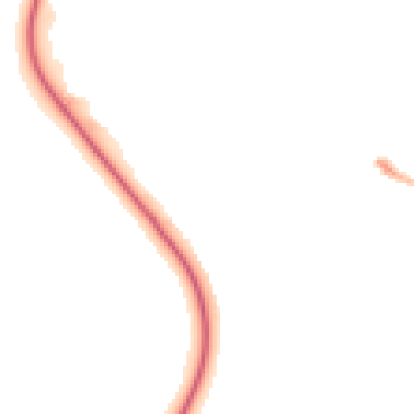 Night-time road noise heatmap for GU35 9FJ