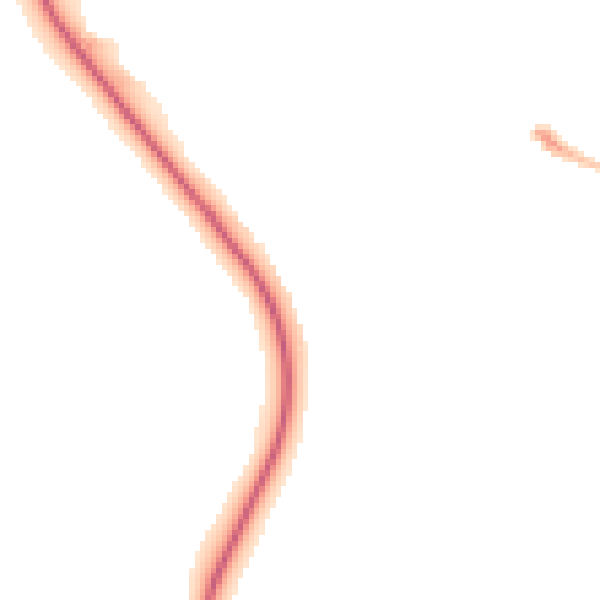 Night-time road noise heatmap for GU35 9FQ