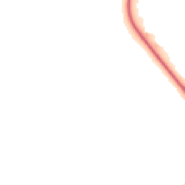 Night-time road noise heatmap for GU35 9HX