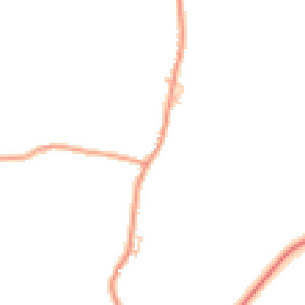 Daytime road noise heatmap for GU35 9JH