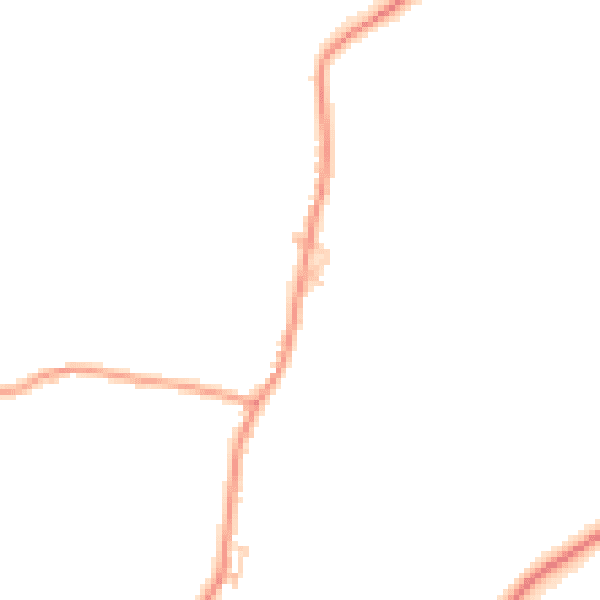 Daytime road noise heatmap for GU35 9JL