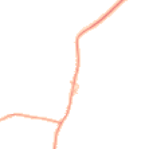 Daytime road noise heatmap for GU35 9JN