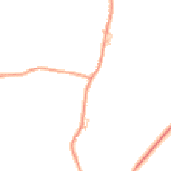 Daytime road noise heatmap for GU35 9JQ