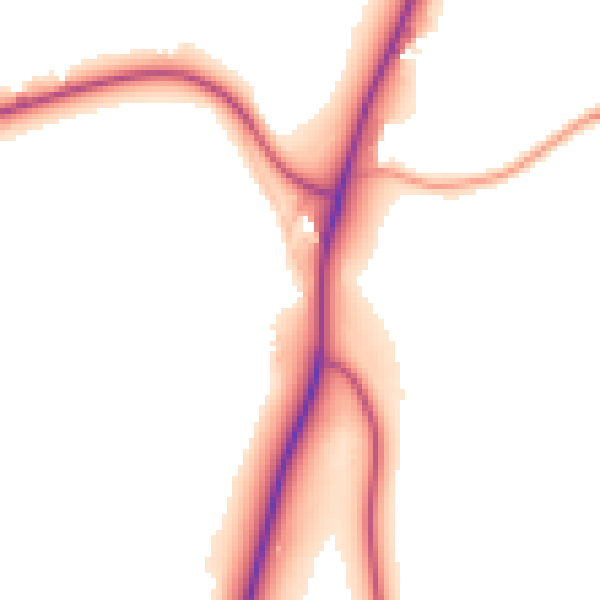 Daytime road noise heatmap for GU35 9LJ
