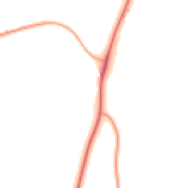 Night-time road noise heatmap for GU35 9LJ