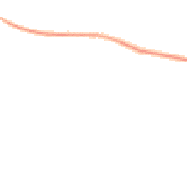 Night-time road noise heatmap for GU46 6LH