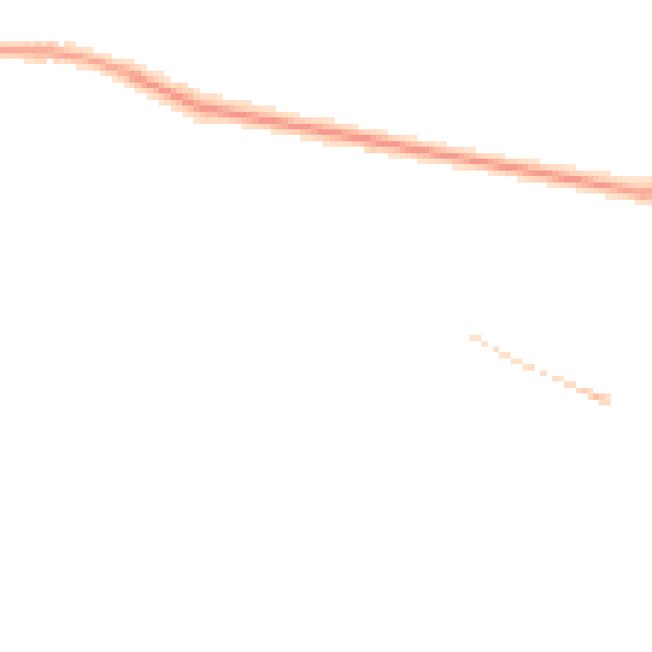 Night-time road noise heatmap for GU46 6QH