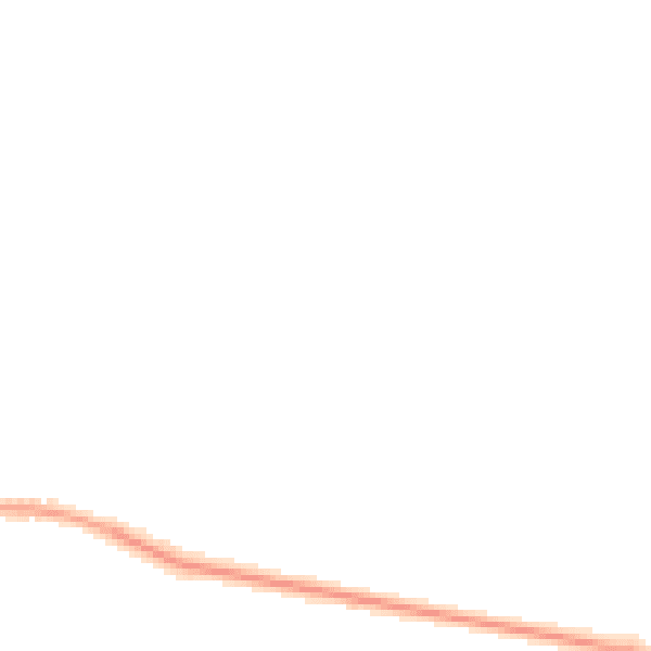 Night-time road noise heatmap for GU46 7AU