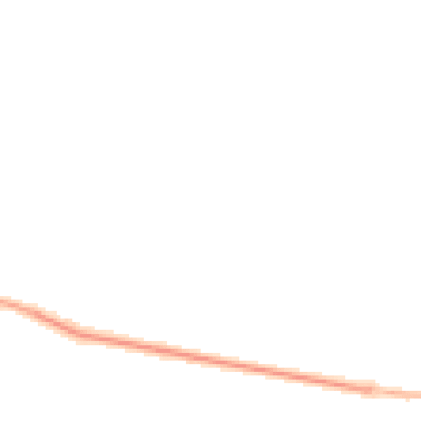 Night-time road noise heatmap for GU46 7AW