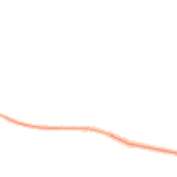 Night-time road noise heatmap for GU46 7PZ