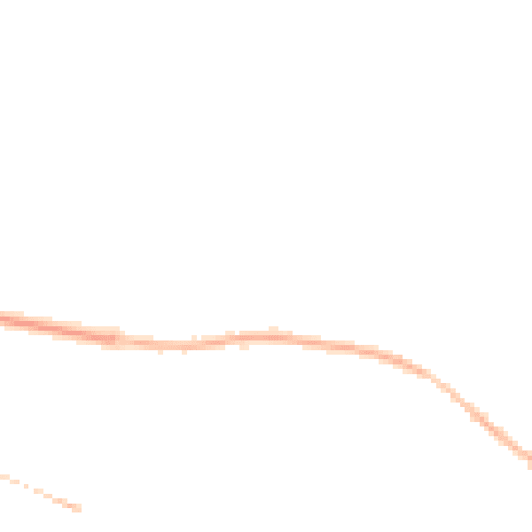 Night-time road noise heatmap for GU46 7TW