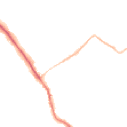 Night-time road noise heatmap for GU5 0AY