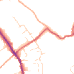 Daytime road noise heatmap for GU5 0DP