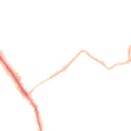 Night-time road noise heatmap for GU5 0DP