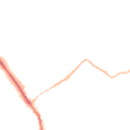 Night-time road noise heatmap for GU5 0DT