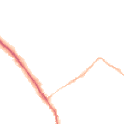 Night-time road noise heatmap for GU5 0DY