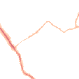 Night-time road noise heatmap for GU5 0EA