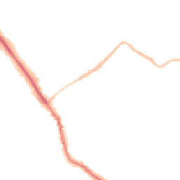 Night-time road noise heatmap for GU5 0EB