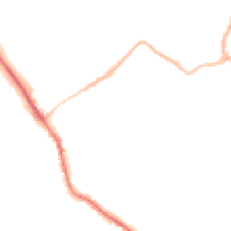 Night-time road noise heatmap for GU5 0ED