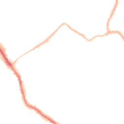 Night-time road noise heatmap for GU5 0EH