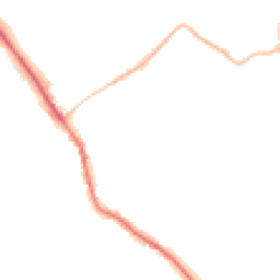 Night-time road noise heatmap for GU5 0EJ