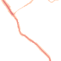 Night-time road noise heatmap for GU5 0EP