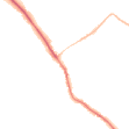 Night-time road noise heatmap for GU5 0HD