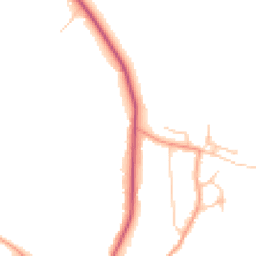 Daytime road noise heatmap for GU5 0PP