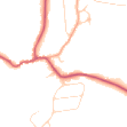Daytime road noise heatmap for GU5 0RR