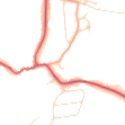 Daytime road noise heatmap for GU5 0RX