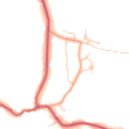 Daytime road noise heatmap for GU5 0SF