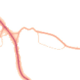 Daytime road noise heatmap for GU5 0SP