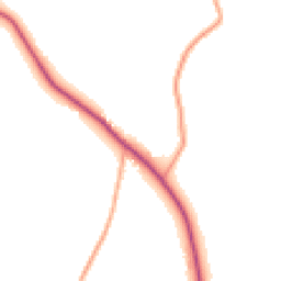 Daytime road noise heatmap for GU5 0SZ