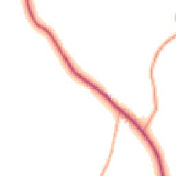 Daytime road noise heatmap for GU5 0TB