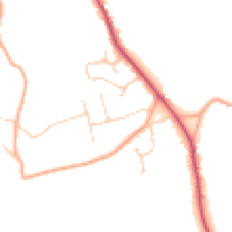 Daytime road noise heatmap for GU5 0UP