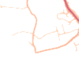 Daytime road noise heatmap for GU5 0UZ