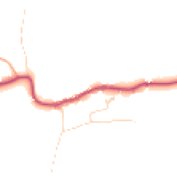 Daytime road noise heatmap for GU5 9AD
