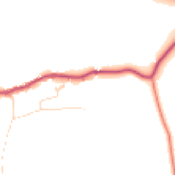 Daytime road noise heatmap for GU5 9AF