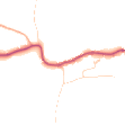 Daytime road noise heatmap for GU5 9AG