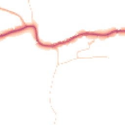 Daytime road noise heatmap for GU5 9AJ